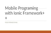 Pemrograman mobile menggunakan ionic framework