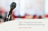 Fair3 - Framework für eine effektive Messeinszenierung