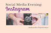 Social Media Evening: Instagram