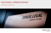 Juridische tips voor cross border e-commerce naar Duitsland