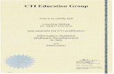 Certificate CTI