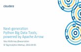 Next-generation Python Big Data Tools, powered by Apache Arrow