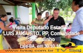 Visita deputado estadual Luis Augusto, Sobradinho, Laje, 3010.16