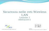 Sicurezza nelle reti Wireless LAN