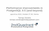 Performance improvements in PostgreSQL 9.5 and beyond