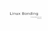 Linux bonding