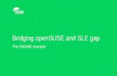 Bridging openSUSE and SLE gap: the GNOME example