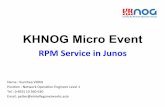 RPM Junos-service