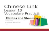 Chinese Link Textbook Lesson 13 vocabulary