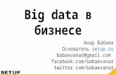 "Big data в бизнесе"