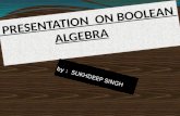 Boolean Algebra by SUKHDEEP SINGH