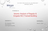 Seismic Analysis of regular & Irregular RCC frame structures