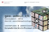 map.geo.admin.ch - Grundstücksinformationen vernetzen und annotieren (Geossummit)
