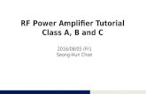 RF Power Amplifier Tutorial (2) Class A, B and C