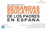 Estudio de las demandas educativas de los padres en España