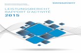 Leistungsbericht Swissavant 2015