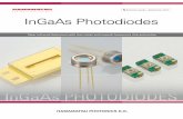 Selection guide／InGaAs photodiodes