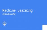 Introducción a Machine Learning