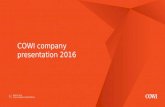 COWI Company Presentation_2016