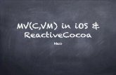 MV(C, mvvm) in iOS and ReactiveCocoa