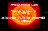 D. Gajić - "Solarni neutrini"