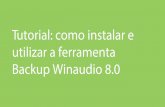 Tutorial: Como instalar e utilizar a ferramenta Backup Winaudio 8.0