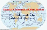 Ocean currents of the world