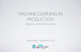 Machine Learning in Production: Integrating with the Software Stack - Angela Bassa