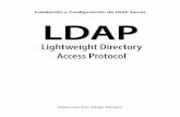 Instalación y configuración de ldap server