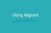 Using vagrant