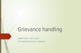 Grievance handling