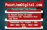 Pengiriman jadwal sholat digital ke masjid sulzer at taqwa purwakarta kab. purwakarta prov jawa barat