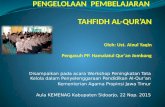 Presentasi Metode Pembelajaran Tahfidz PPHQ Jombang di Kemenag Jatim 2015
