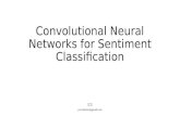 Convolutional neural networks for sentiment classification