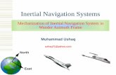 Mechanization of Inertial Navigation in Wander Azimuth Navigation Frame