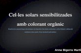 Cel·les solars sensibilitzades amb colorant orgànic