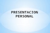 Presentacion personal