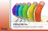 #Why i-write #2nextprez writing argument letters