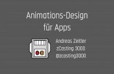 Animationsdesign für Apps