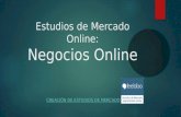 Estudio de mercado Online: Negocios online