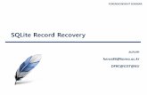 (120211) #fitalk   sq lite record recovery
