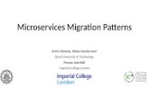 Cloud migration pattern using microservices