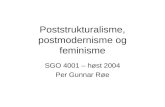 Poststrukturalisme og feminisme