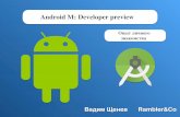 Android M: опыт личного знакомства