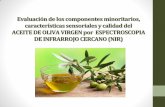 Componentes minoritarios del aceite de oliva virgen (NIR)