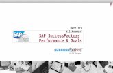SAP Success Factors: Performance & Goals