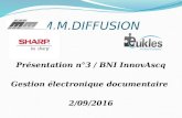 Conférence BNI MM Diffusion, bureautique et solutions documentaires