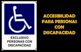 Accesibilidad para personas con discapacidad
