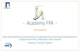 Academy FPA opendata PA piccole dimensioni