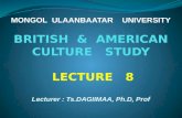 Lecture 8 of Culture study